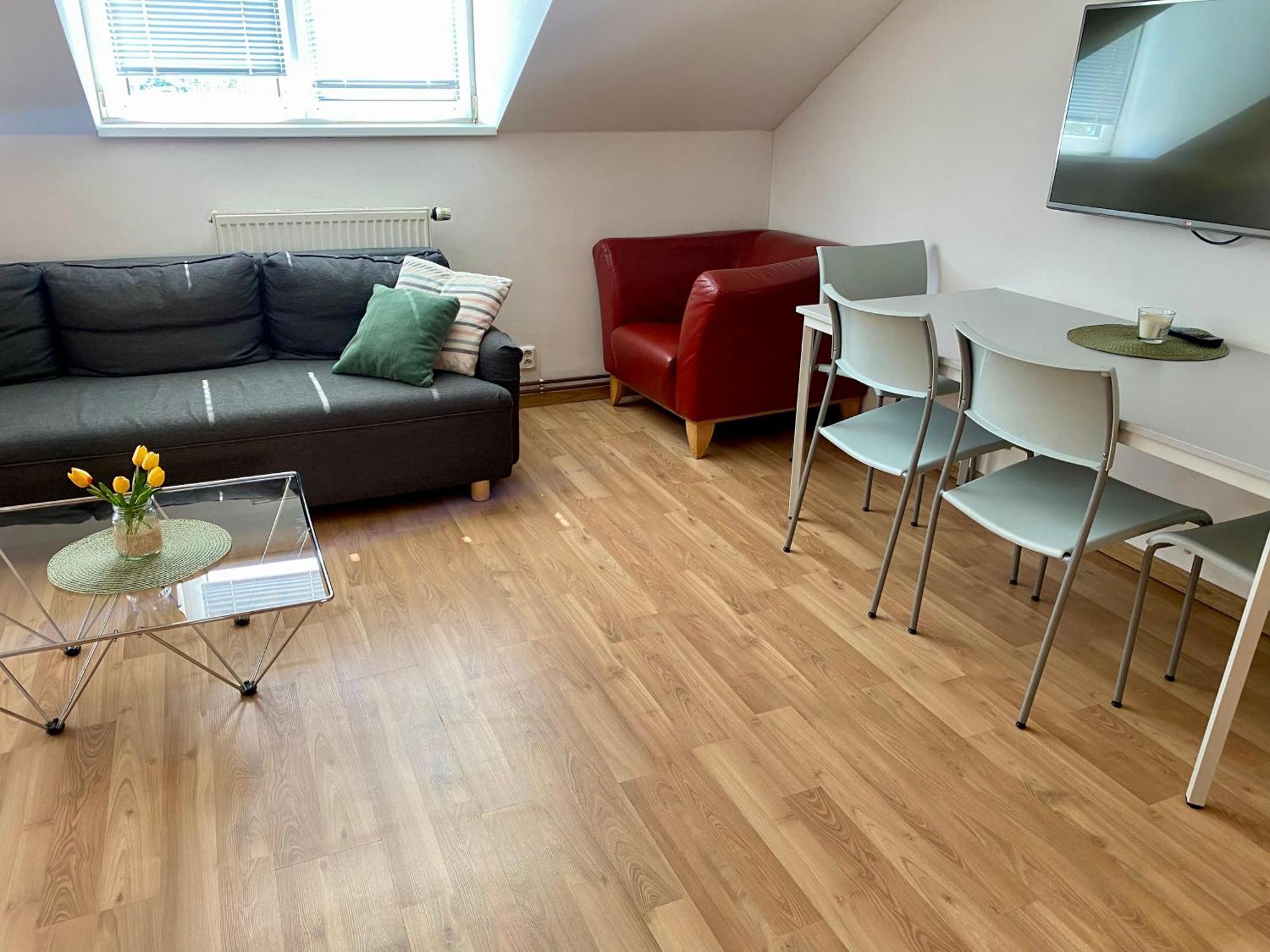 3-Bedroom Apartment In Rajhrad, With Kitchen, 2 Bathrooms, Parking Exterior photo